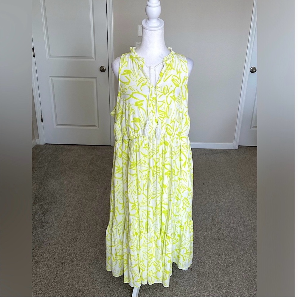 Torrid Green and White Casual Dress